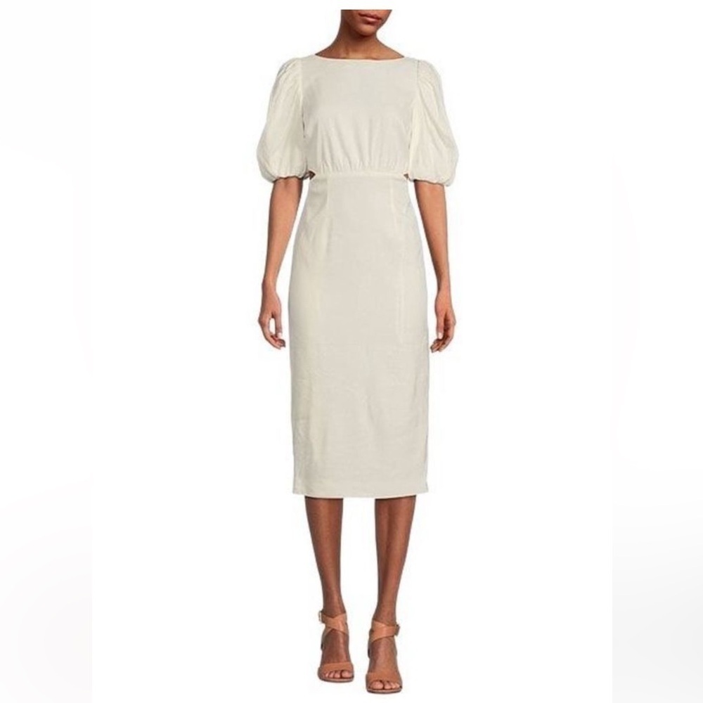 ANTONIO MELANI Davanna Boat Neck Half Sleeve Dress Size 12 NWT